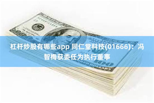 杠杆炒股有哪些app 同仁堂科技(01666)：冯智梅获委任为执行董事