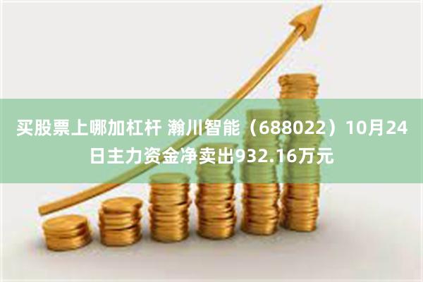 买股票上哪加杠杆 瀚川智能（688022）10月24日主力资金净卖出932.16万元