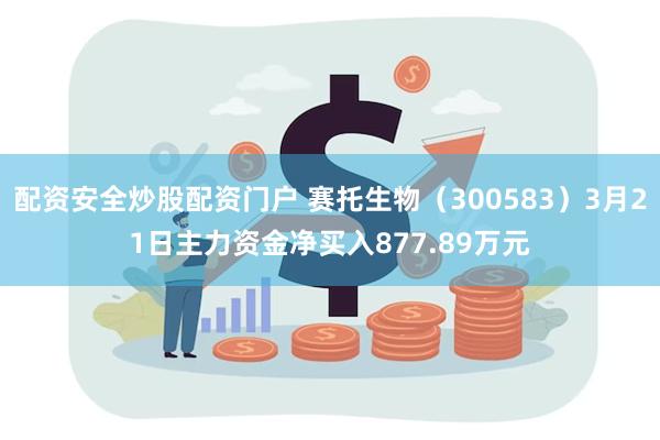 配资安全炒股配资门户 赛托生物（300583）3月21日主力资金净买入877.89万元