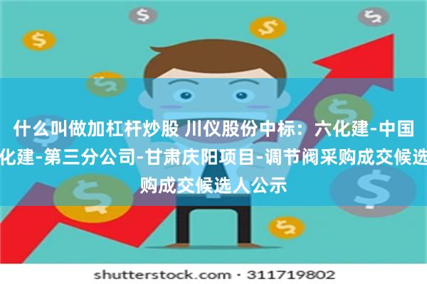 什么叫做加杠杆炒股 川仪股份中标：六化建-中国化学六化建-第三分公司-甘肃庆阳项目-调节阀采购成交候选人公示